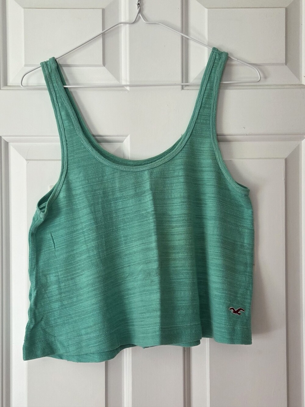 Hollister Teal Loose Cropped Tank Size S